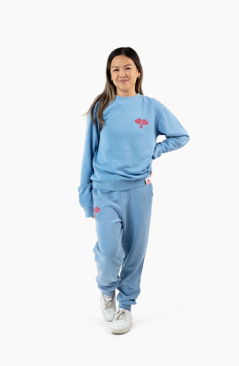 Love All Tennis Women
s Fay Joggers, Alternate, color, Pigment Light Blue