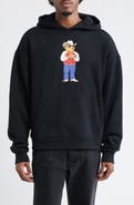 MARKET Hee Haw Bear Cotton Graphic Hoodie
