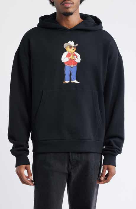 MARKET Hee Haw Bear Cotton Graphic Hoodie