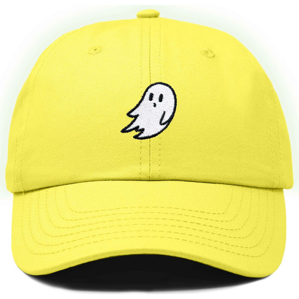 Dalix Ghost Dad Hat In Yellow