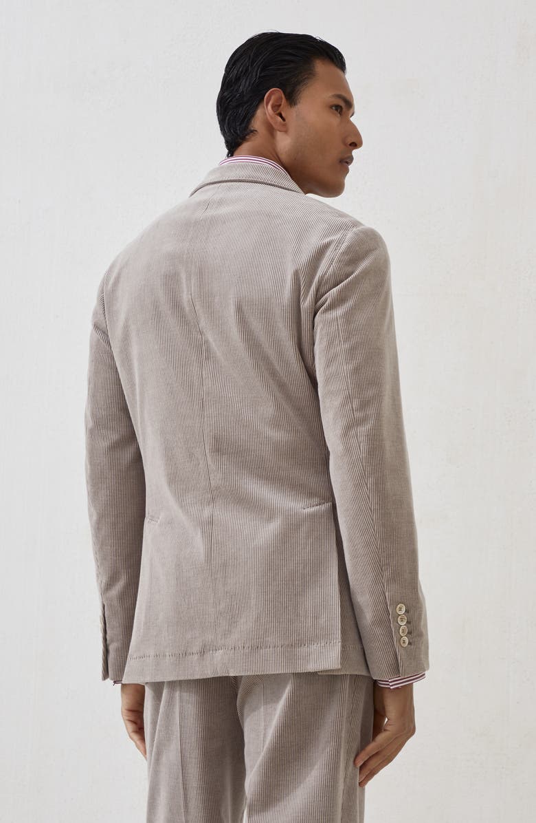 Brunello Cucinelli Corduroy blazer, Alternate, color, Bark