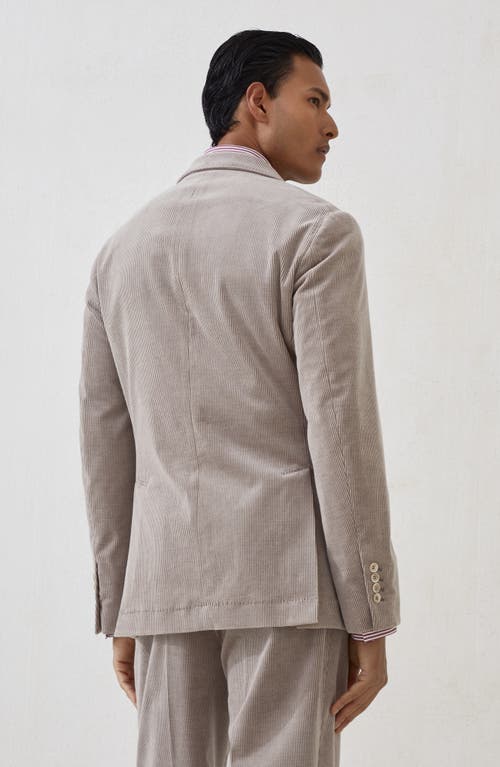 Brunello Cucinelli Corduroy Cavallo Blazer In Brown