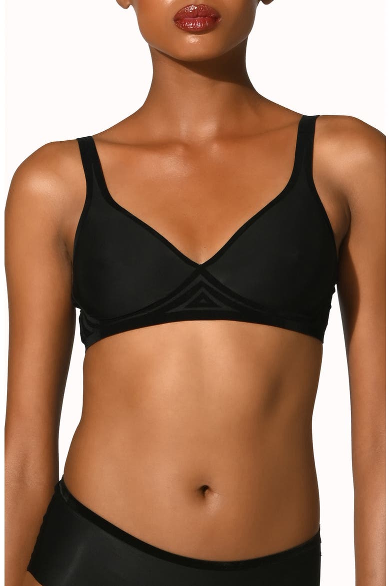 3W Wireless Bra, Main, color, BLACK