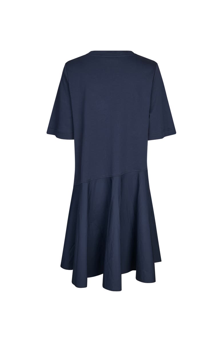 Masai Copenhagen MaNyloran Asymmetric Detail Dress, Alternate, color, Navy Blazer