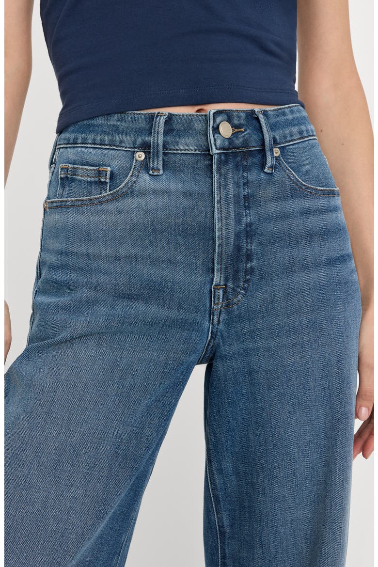 Soft Tech Good Waist Palazzo Ankle Jeans, Alternate, color, INDIGO1281