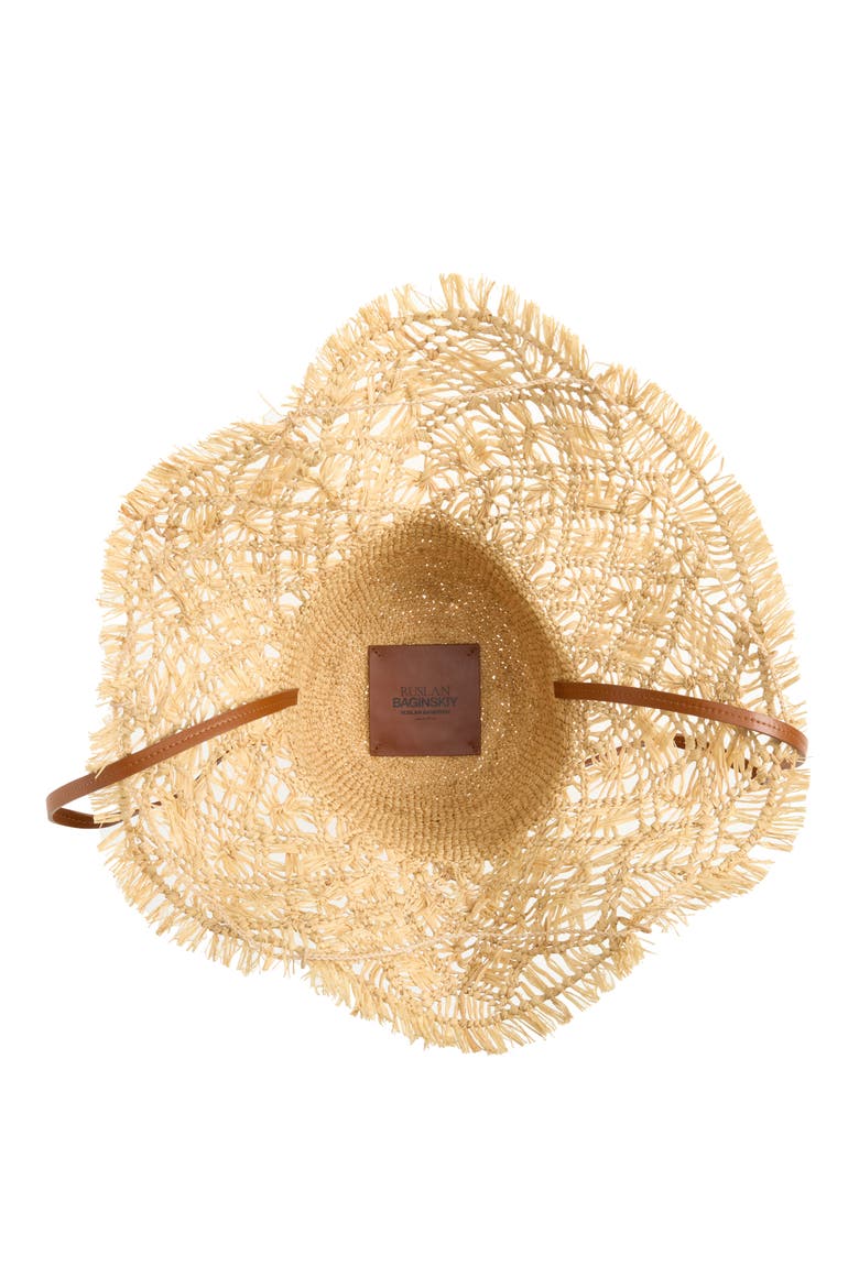 The Openwork Raffia Hat Bag, Alternate, color, NATURAL STRAW