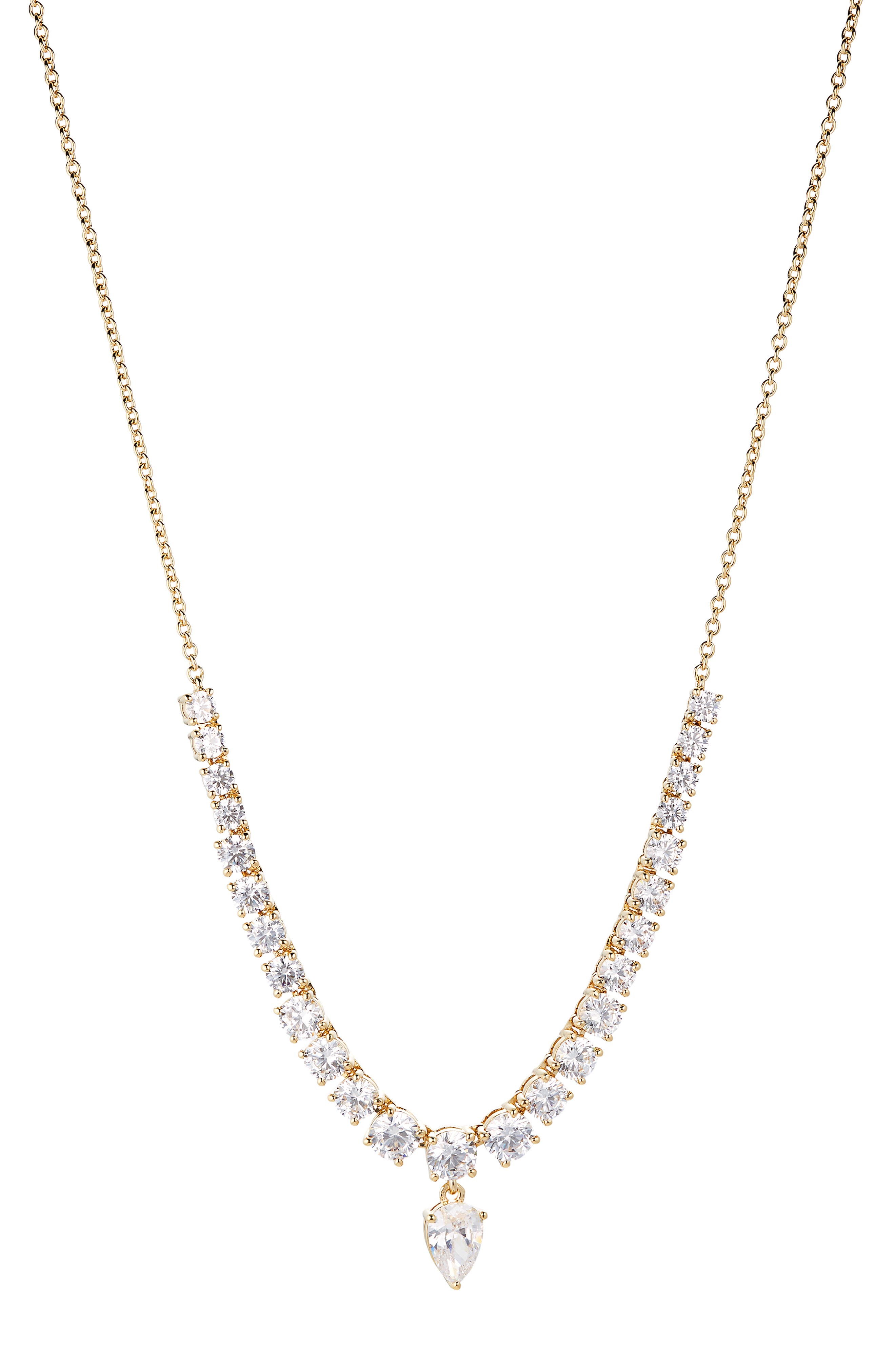 Nadri RSVP Cubic Zirconia Tennis Necklace