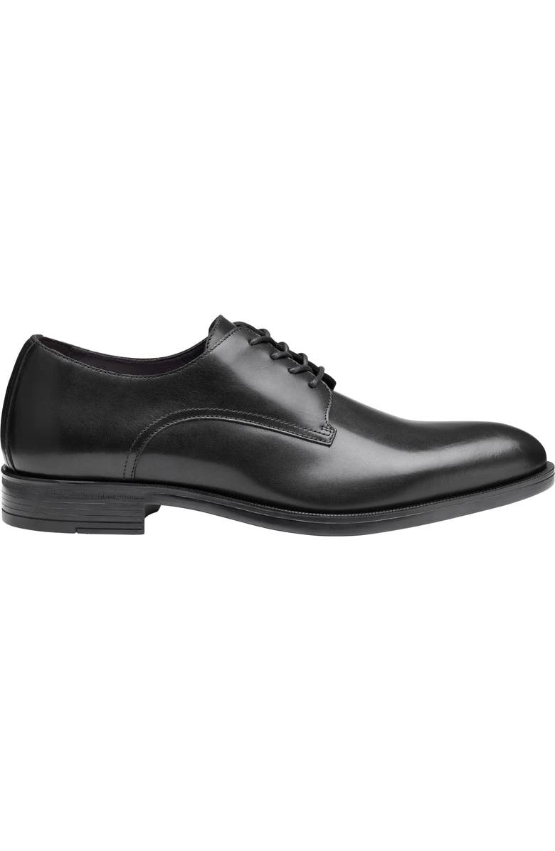 Johnston & Murphy Conlin Plain Toe Oxford, Alternate, color, Black Full Grain