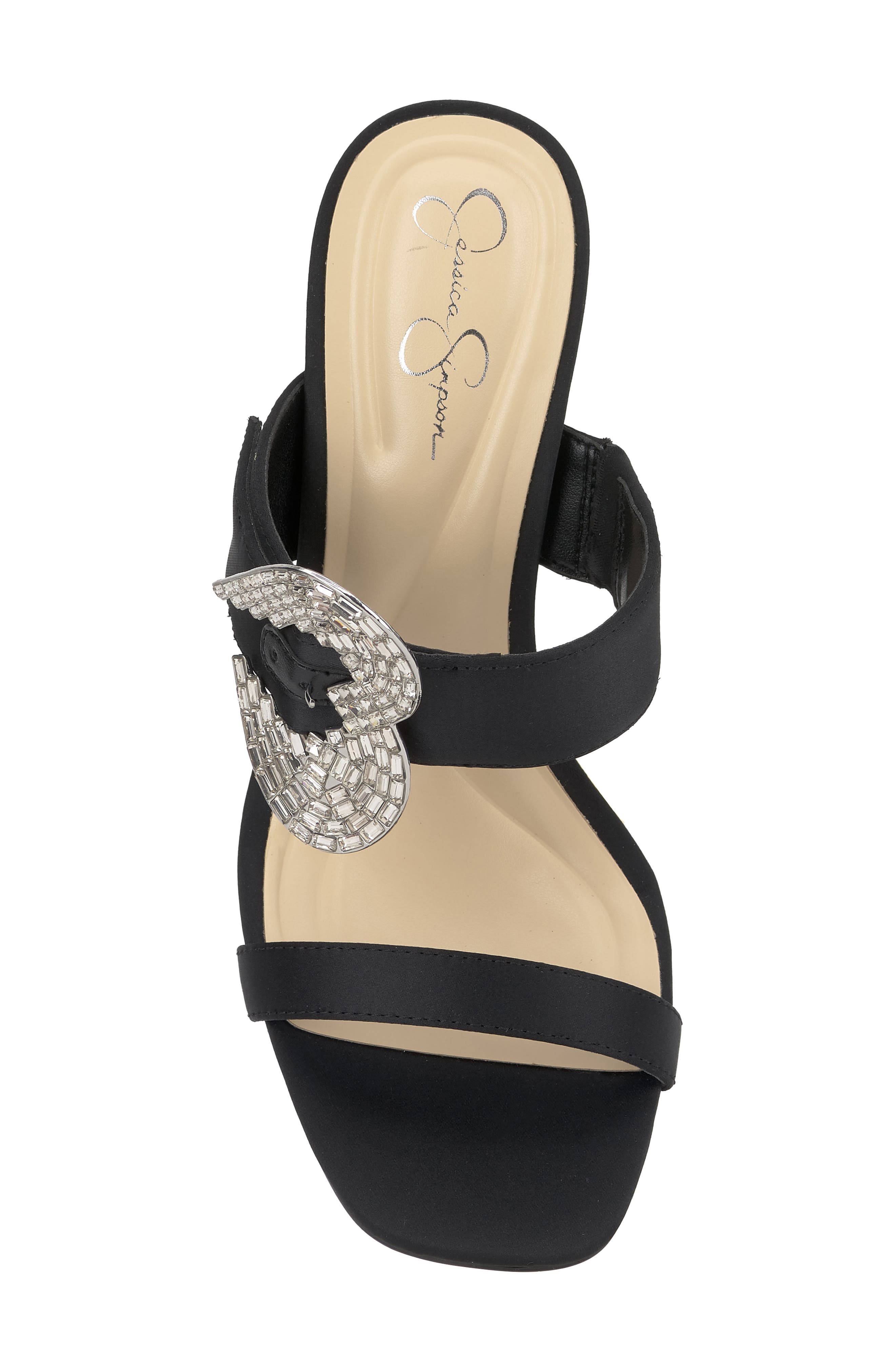 Jessica Simpson Orrieta Slide Sandal, Alternate, color, Black