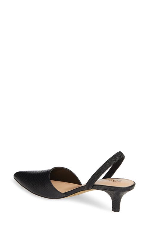 Bella Vita Sarah Ii Slingback Pump In Black