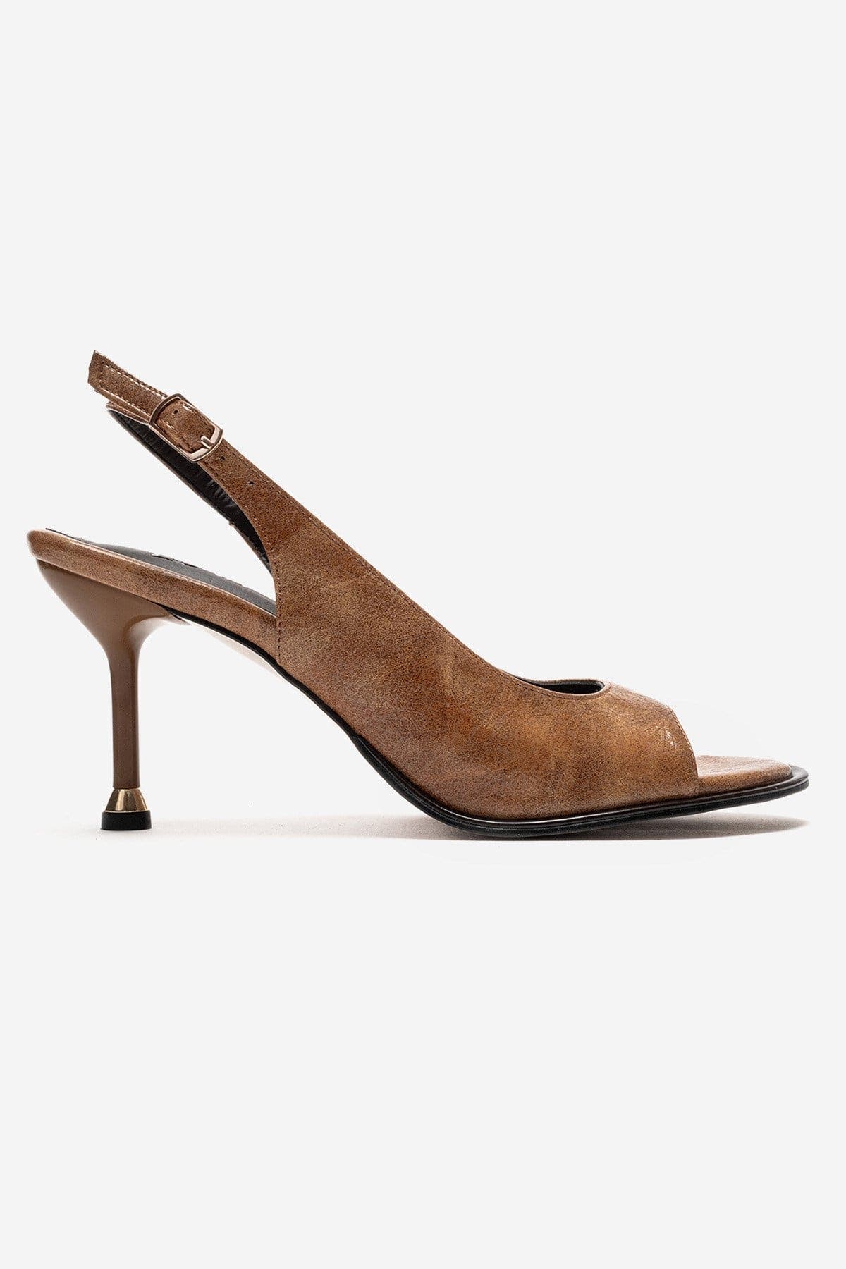 Iselin Stiletto Sandal, Alternate, color, Cognac