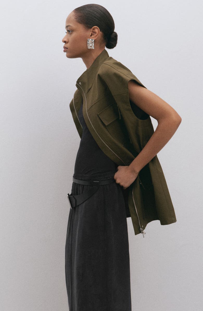 MANGO Elastic Waist Balloon Pants, Alternate, color, 