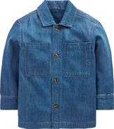 Mini Boden Kids' Denim Overshirt