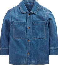 Mini Boden Kids' Denim Overshirt