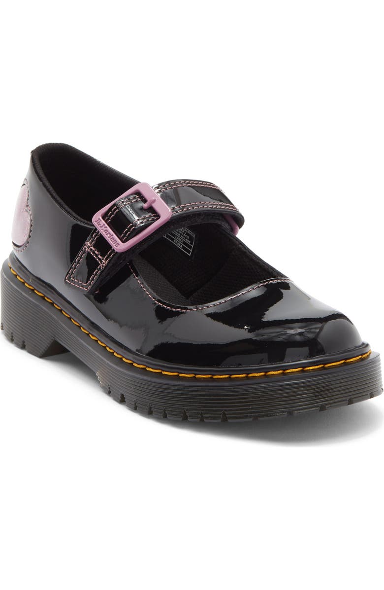 Dr. Martens Kids' Mary Jane Bex Sole Flat, Main, color, Black