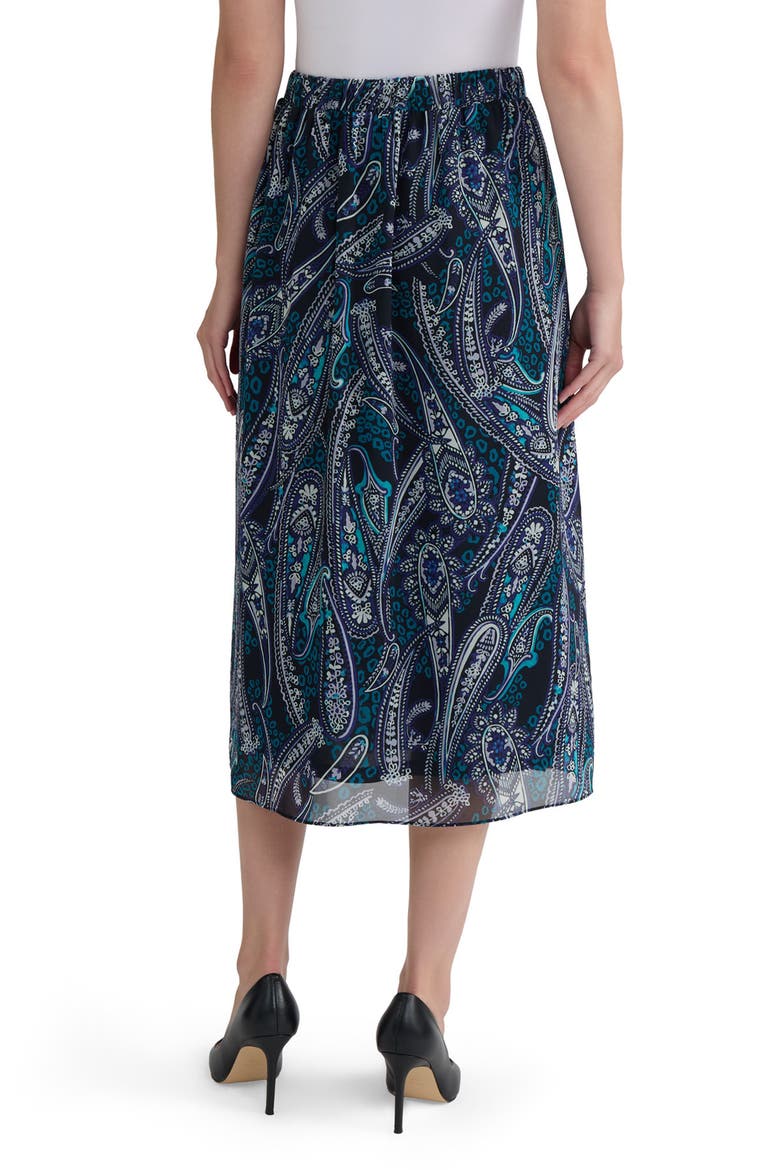 Print Midi Skirt, Alternate, color, BLACK MULTI