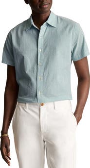 Bonobos Riviera Slim Fit Dot Short Sleeve Button-Up Shirt