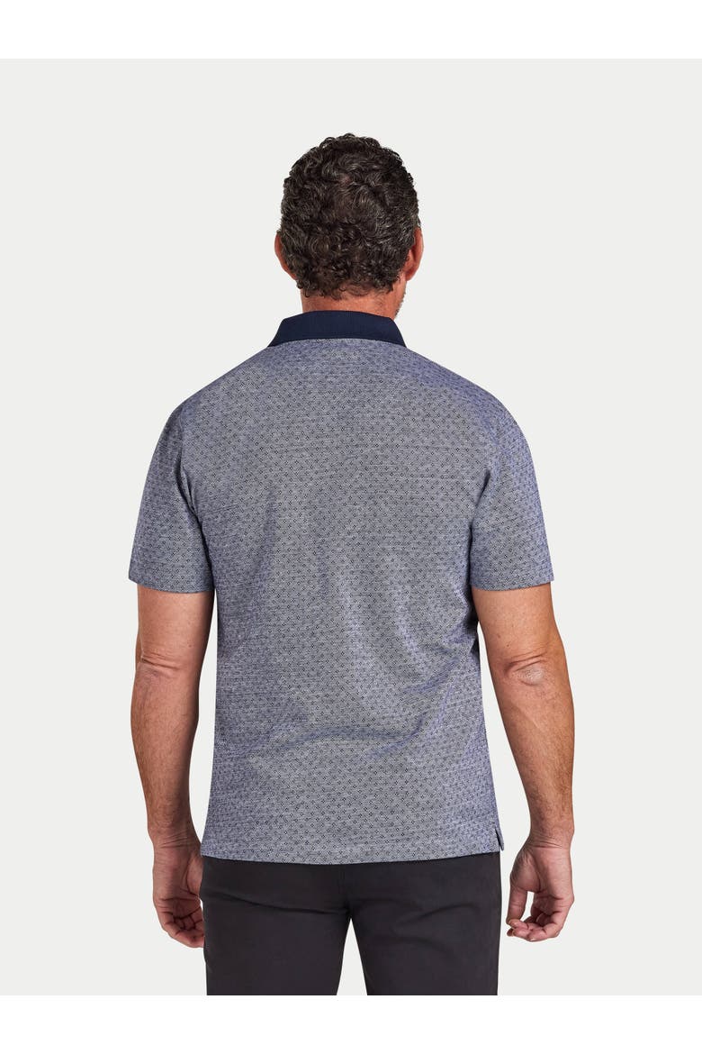 Short Sleeve Dobby Jersey Polo Shirt, Alternate, color, Navy