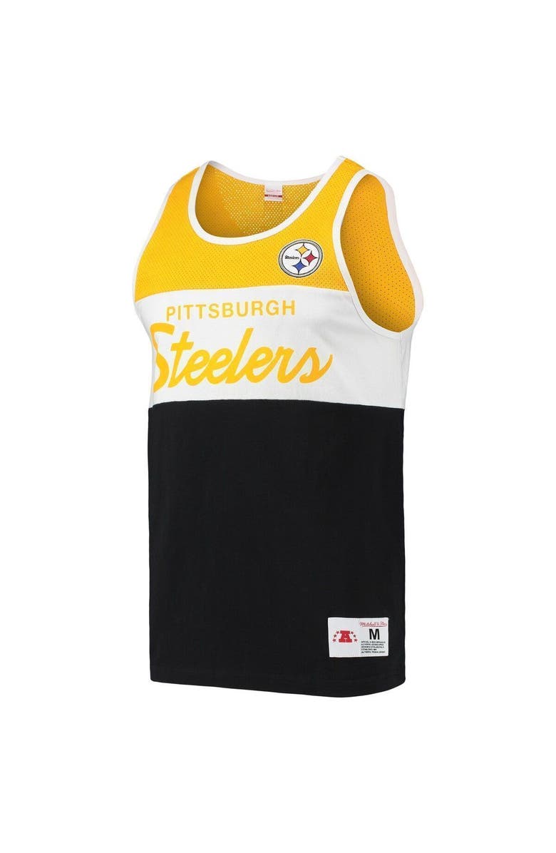 Mitchell & Ness Men's Mitchell & Ness Black Pittsburgh Steelers Team Tank Top, Alternate, color, Black