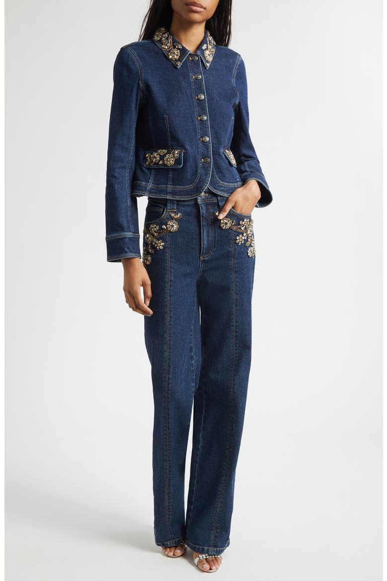 Crystal Ivy Embellished Jeans, Alternate, color, FONTAINE MULTI