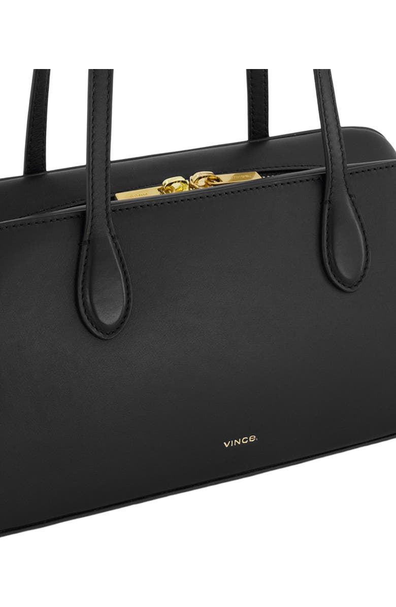 Vince Athene Nappa Leather East/West Shoulder Bag, Alternate, color, Black