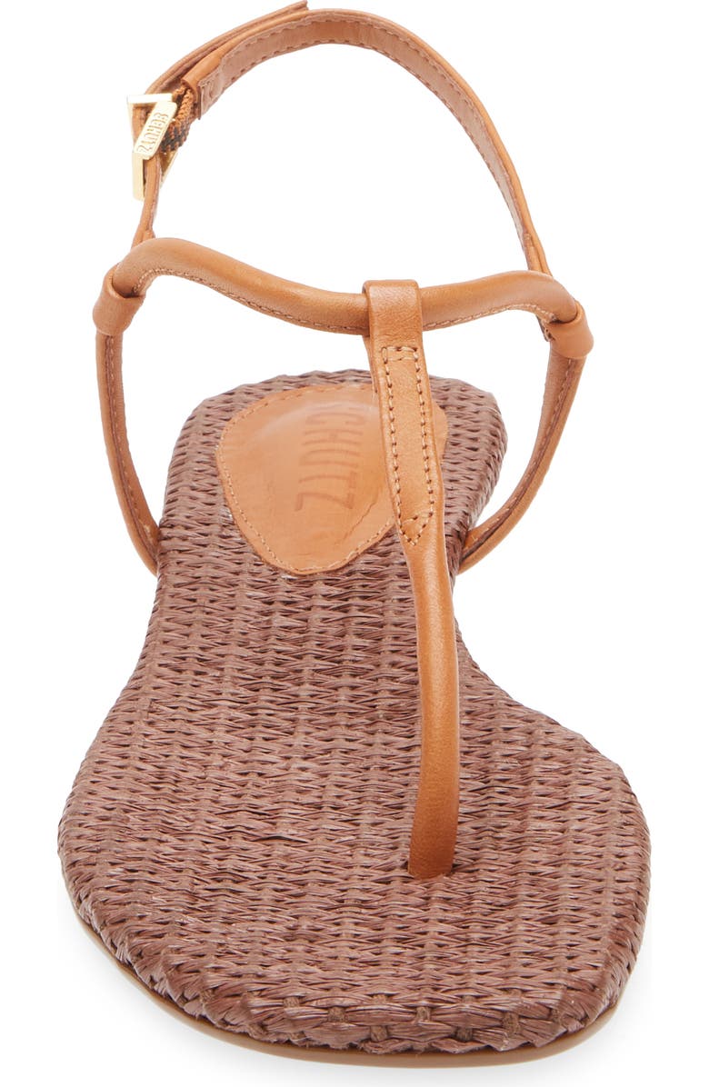 Schutz Elsha Slingback Sandal, Alternate, color, Cuoio Brown