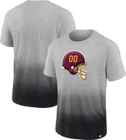 FANATICS Men's Fanatics Branded Heathered Gray/Black Washington Football Team Team Ombre T-Shirt