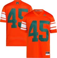 adidas Men's adidas  #45 Orange Miami Hurricanes Football Icon Premier Jersey
