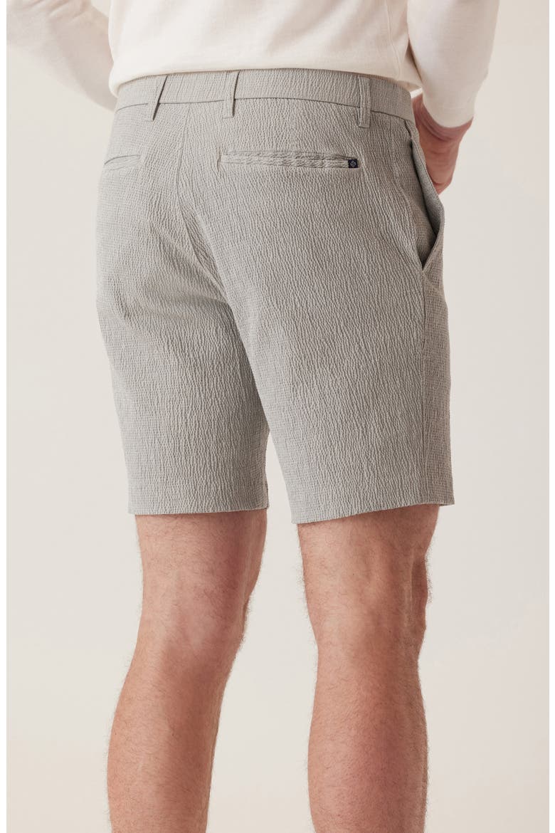 Oasis Supernatural Seersucker Bermuda Shorts, Alternate, color, GREY HEATHER