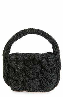JW Anderson Small Cable Knit Top Handle Bag