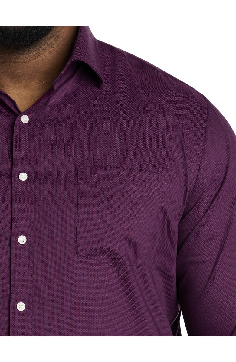 Michael Kors Big & Tall Non-Iron Solid Dress Shirt, Alternate, color, 