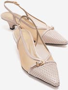 Prologue Shoes Laviera Mesh Slingback Pump