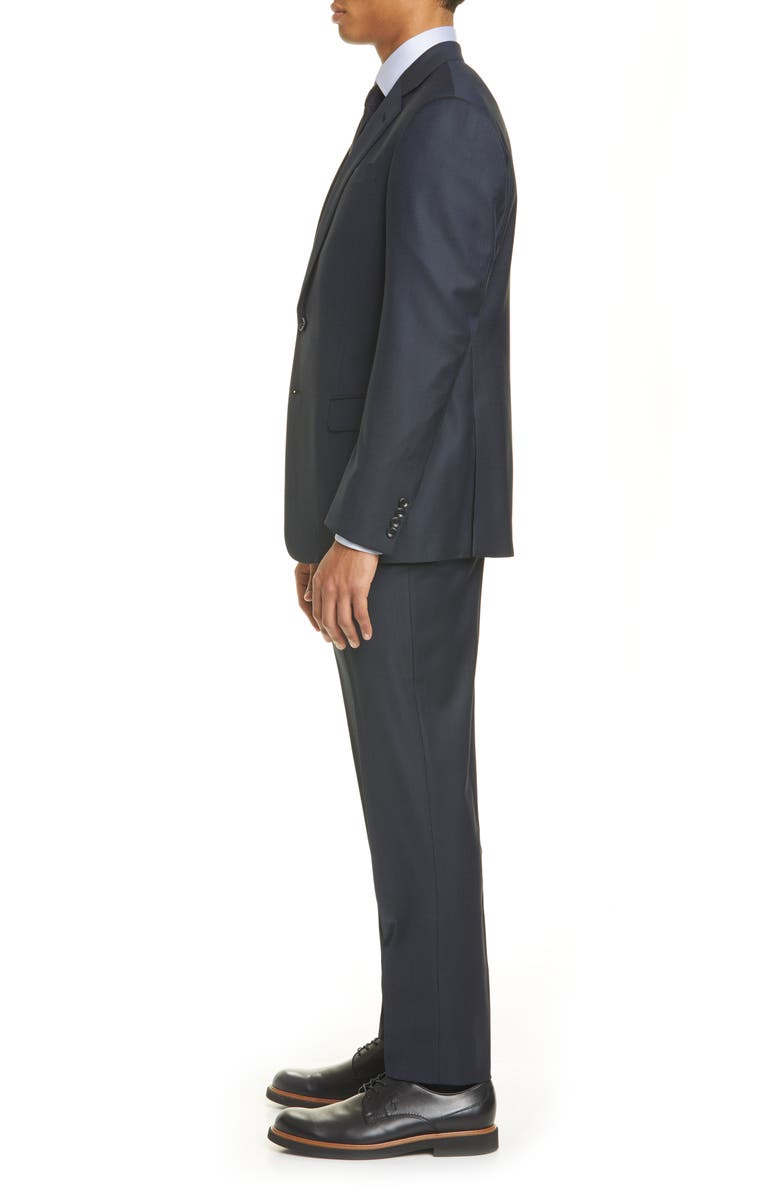 Giorgio Armani Trim Fit Solid Stretch Wool Suit, Alternate, color, 