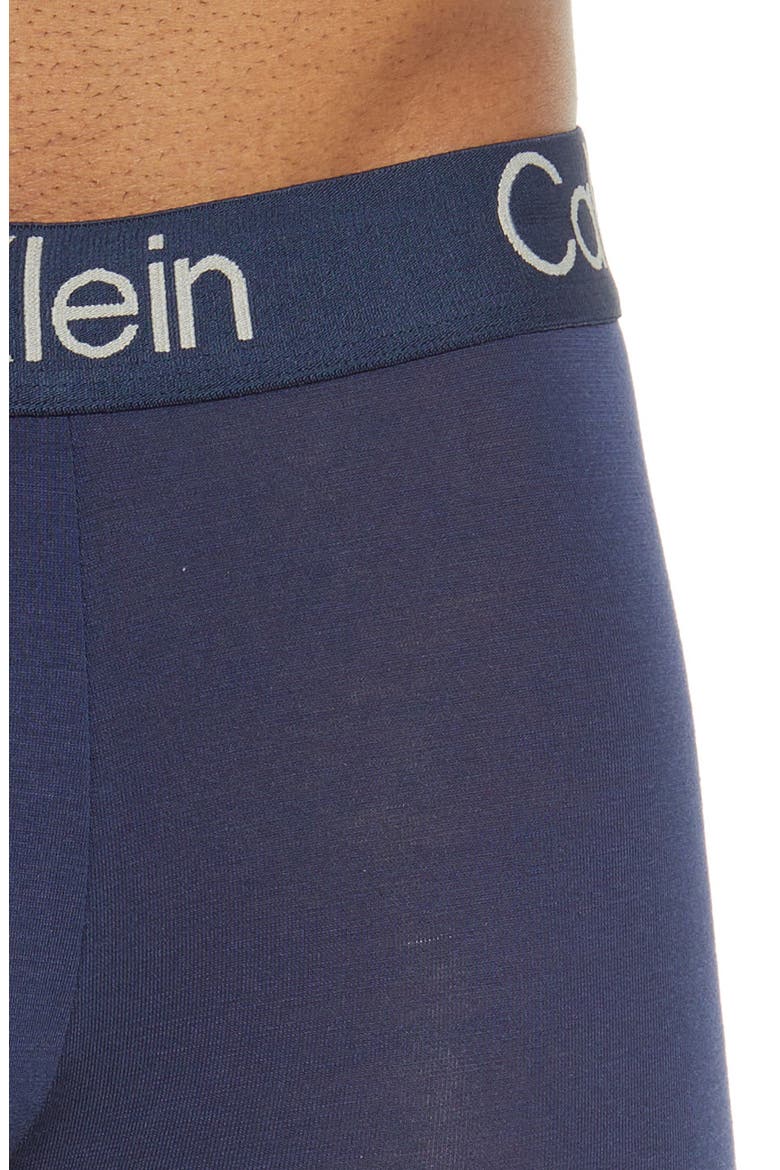 Ultra-Soft Modern 3-Pack Stretch Modal Trunks, Alternate, color, H44 BLACK BLUE