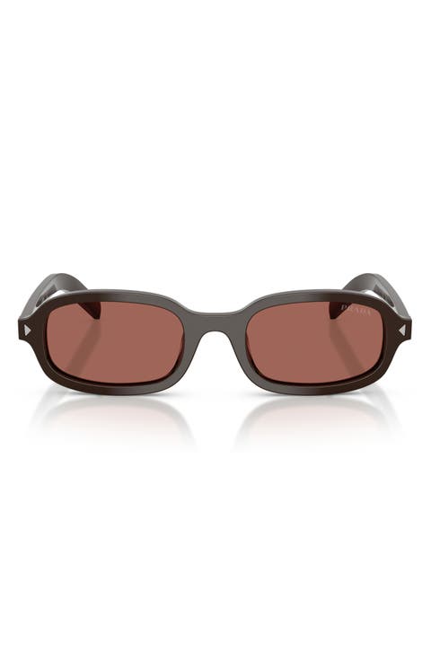 52mm Oval Sunglasses