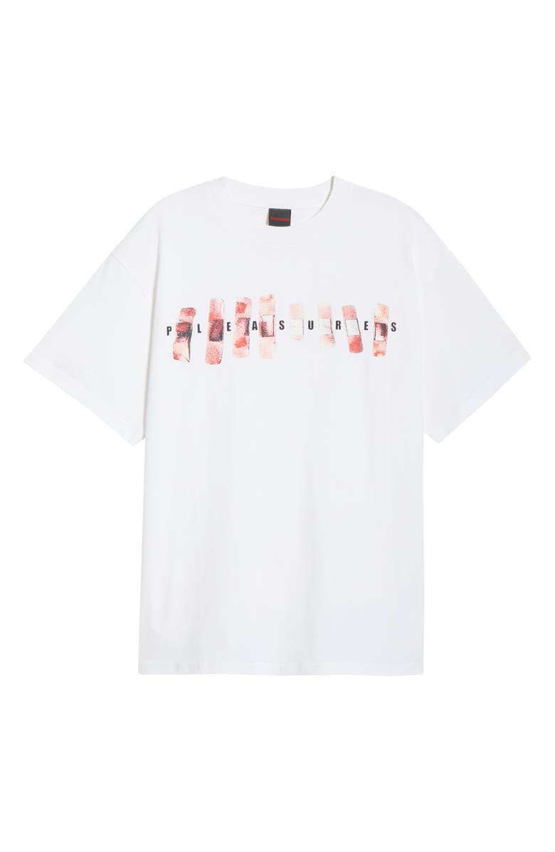 PLEASURES Wounded Graphic Print T-Shirt, Alternate, color, White