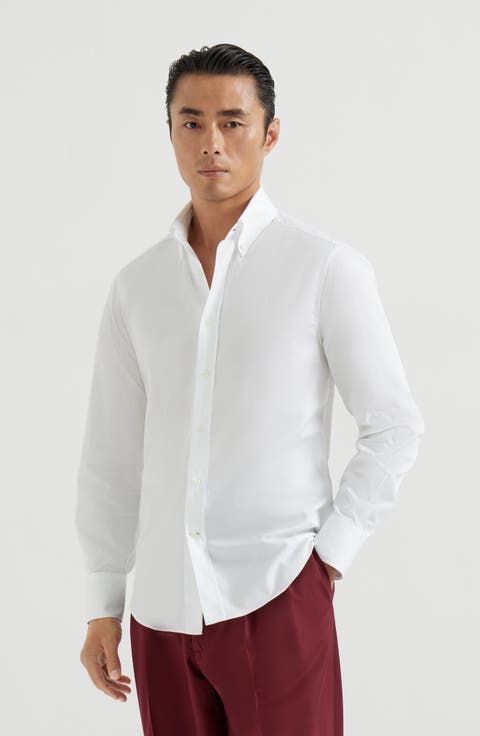 Button-down collar shirt