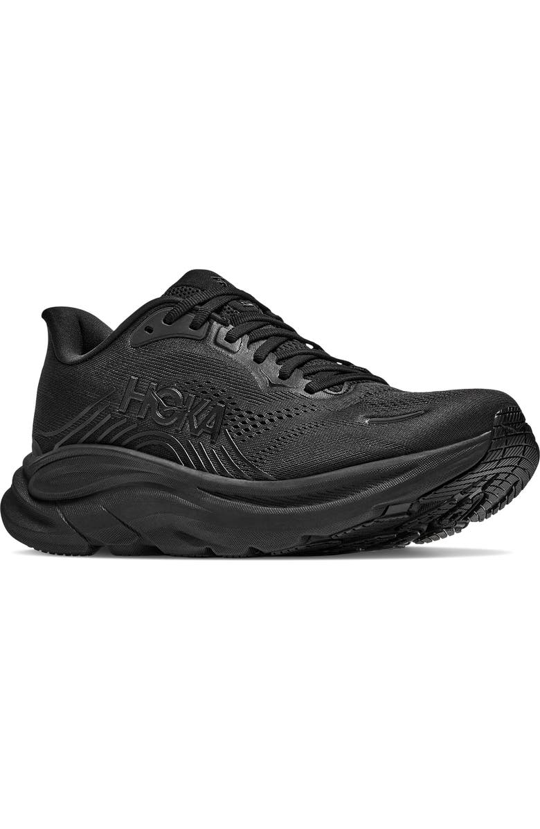 HOKA Clifton 11 Running Shoe, Main, color, Black / Black