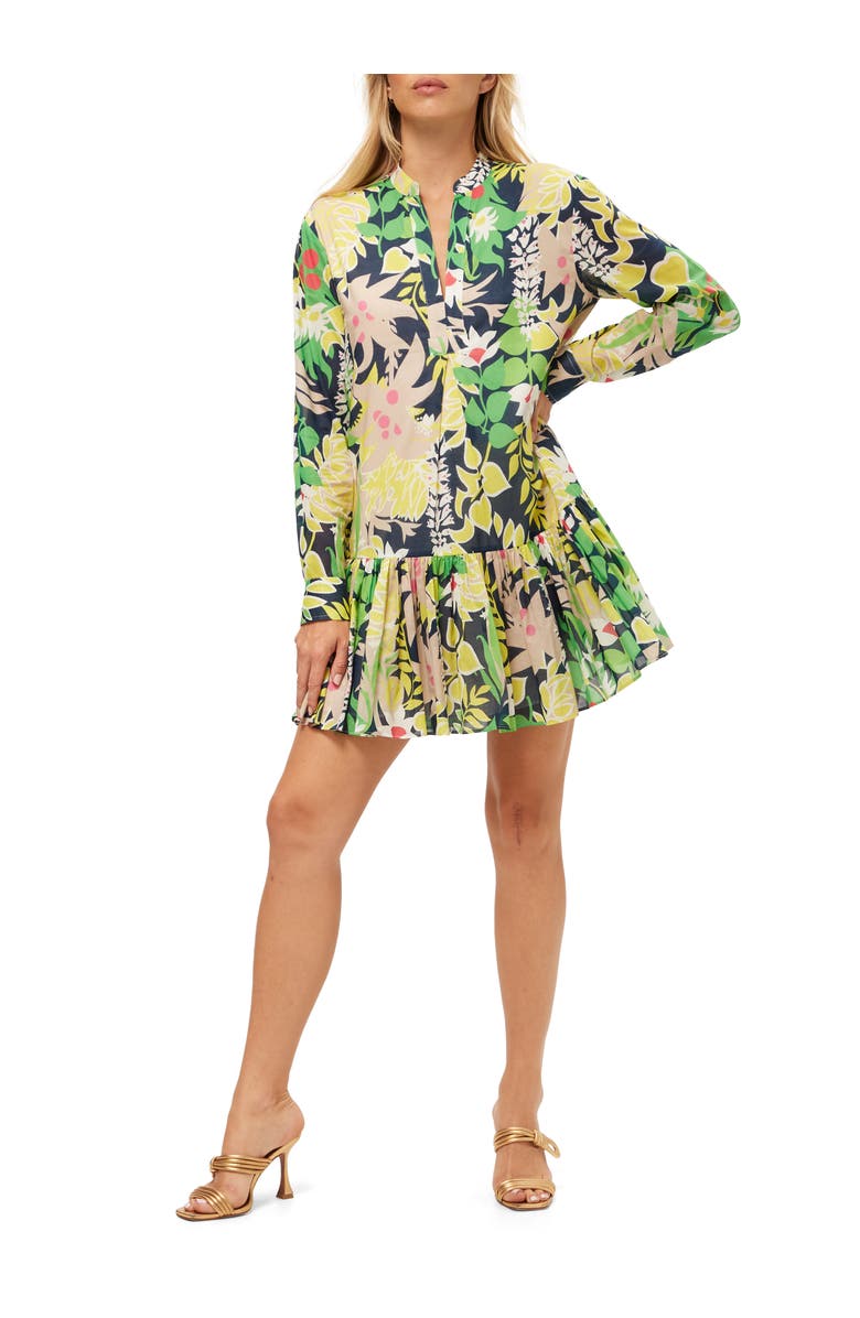 Trina Turk Floral Drop Waist Championship Dress, Alternate, color,