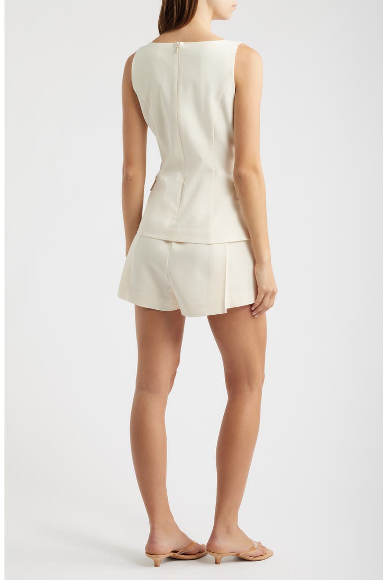 Cosette Romper, Alternate, color, ECRU