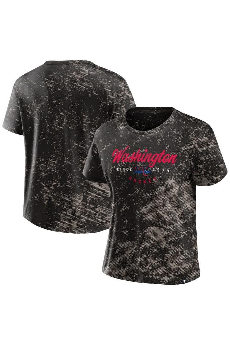 Women's Fanatics  Black Washington Capitals Breakaway T-Shirt, Alternate, color, Black