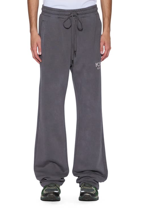 Ksubi State Synthesis Relaxed Track Pants In Gray