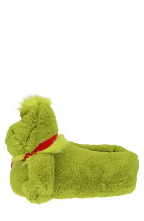 Sg Footwear The Grinch Face Slipper In Green