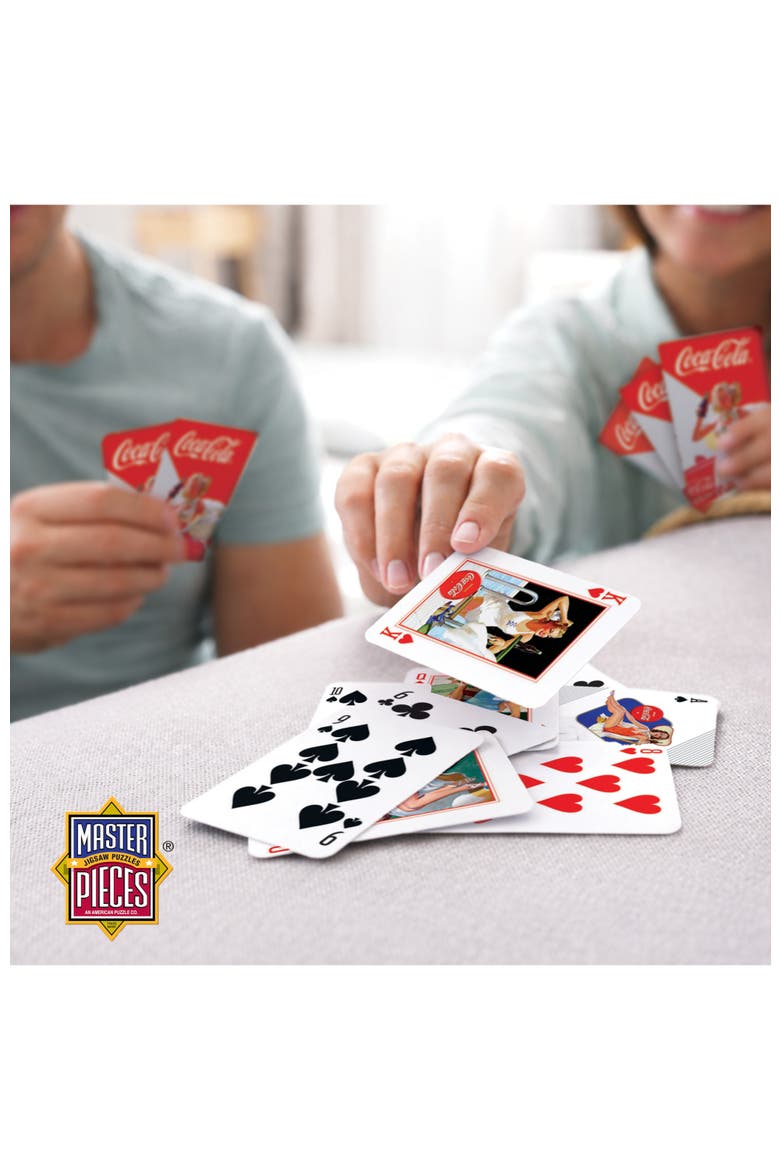Coca-Cola Classic Ads Playing Cards, Alternate, color, Multicolor