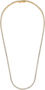 Crislu Cubic Zirconia Tennis Necklace