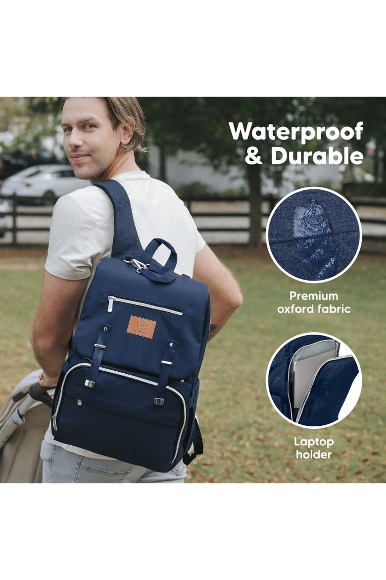 Explorer Diaper Bag, Alternate, color, Navy Blue
