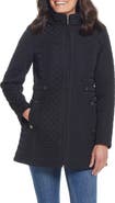Gallery Quilted Water Resistant Hooded Jacket