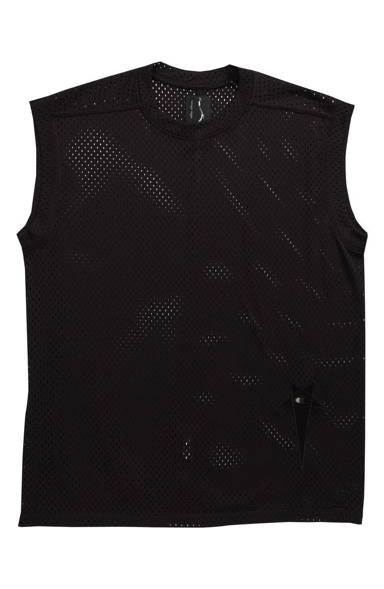 Rick Owens x Champion Sleeveless Mesh T-Shirt, Main, color,