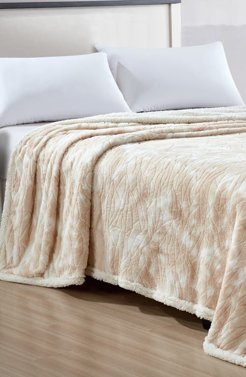 Luxury Home Alaska Faux Fur Throw Blanket