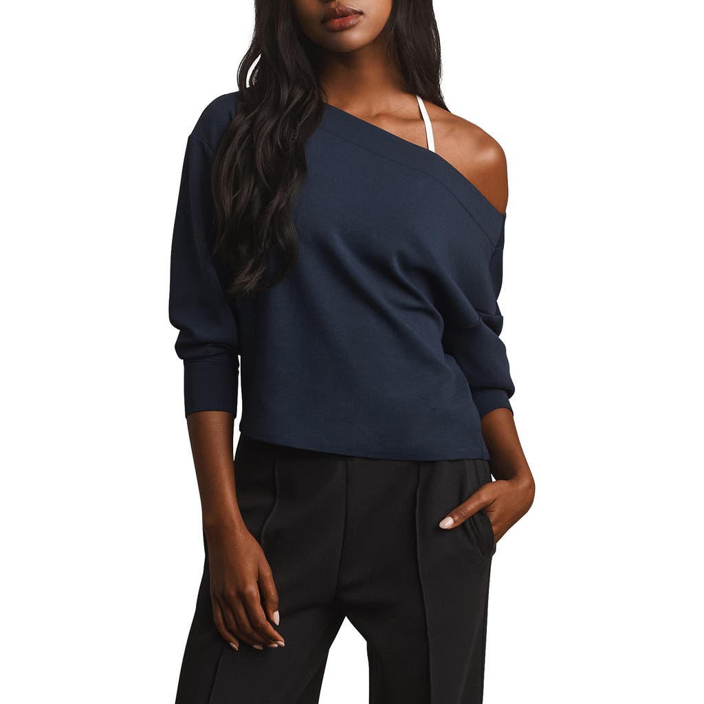 Rhone Dreamglow Bateau Sweatshirt In Navy Blue